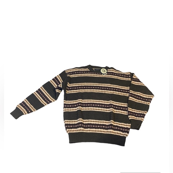 NWT Wood & Gray Eclectic Grandpa 100% Cotton Sweater Sz L Unisex - Picture 5 of 6